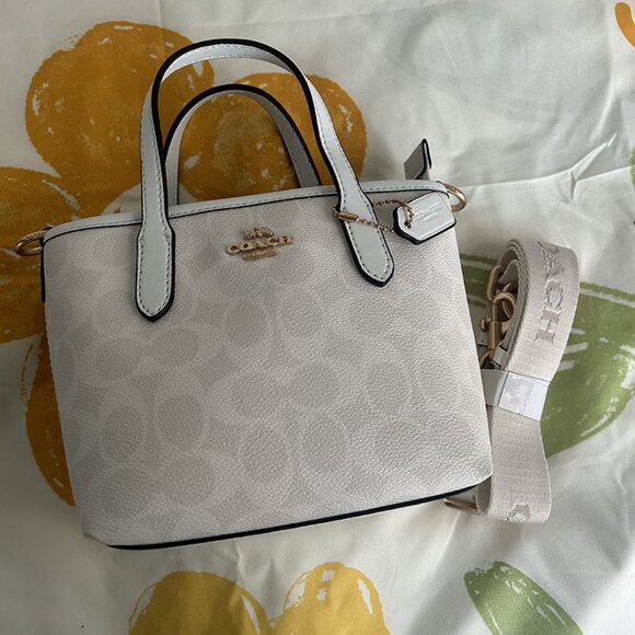 Coach White Mini City Bag - Picture 6 of 6